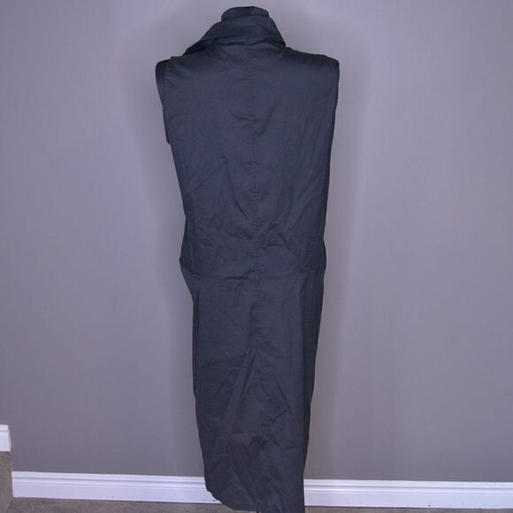 Jil Sander Black Midi Dress Sz 4 - Picture 3 of 5